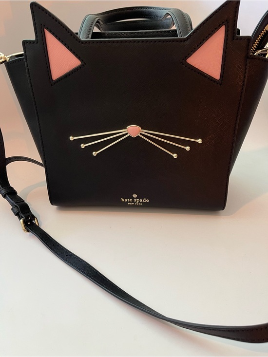 kate spade Handbags - kate spade jazz Black and Pink Cat-Ear Crossbody Bag